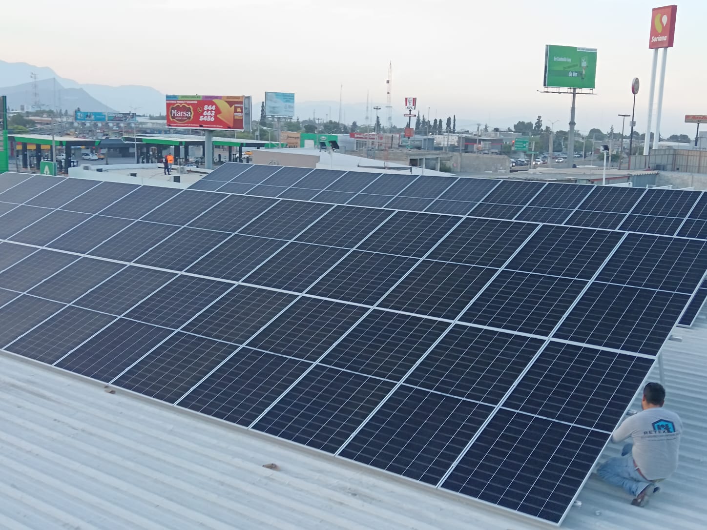 Sistema solar Marsa del Norte – Saltillo (instalación 3)